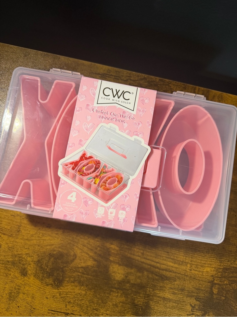 CWC Pink 'XOXO' Snack Box or Craft Set. NEW - Picture 6 of 6